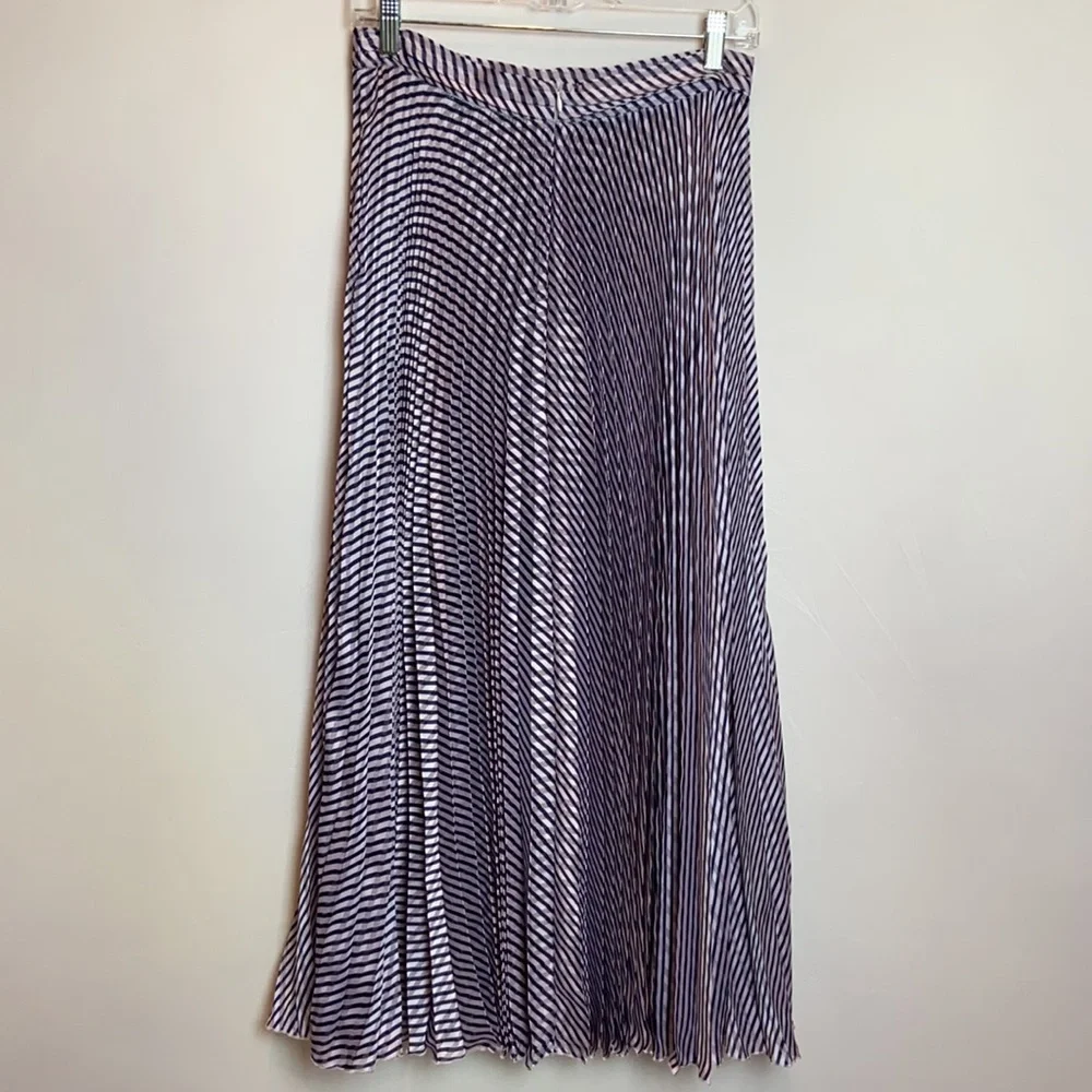 Birgitte Herskind Nessa Pleated Skirt Midi Striped - Picture 6 of 9